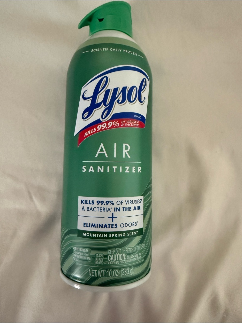 Lysol Green Air Sanitizer - Mountain Spring Scent